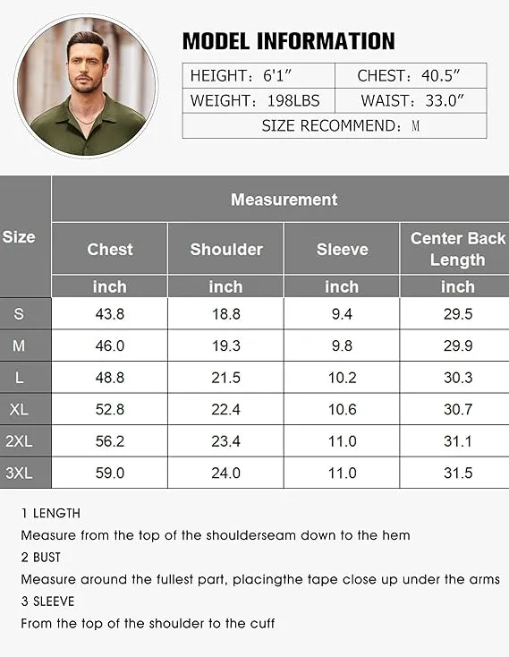 NEW COOFANDY Men Short Sleeve Button Down Shirts Camp Collar Shirts Beach Linen Textured Shirts Summer Cuban Shirts, Black, Sz L