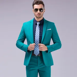 New Fashion Groom Wedding Dress Suit - Men's Casual Business 3-Piece Suit Set, including Blazers, Pants, and Vest. Perfect for Weddings and Special Occasions, this Suit Ensemble exudes Style and Sophistication.