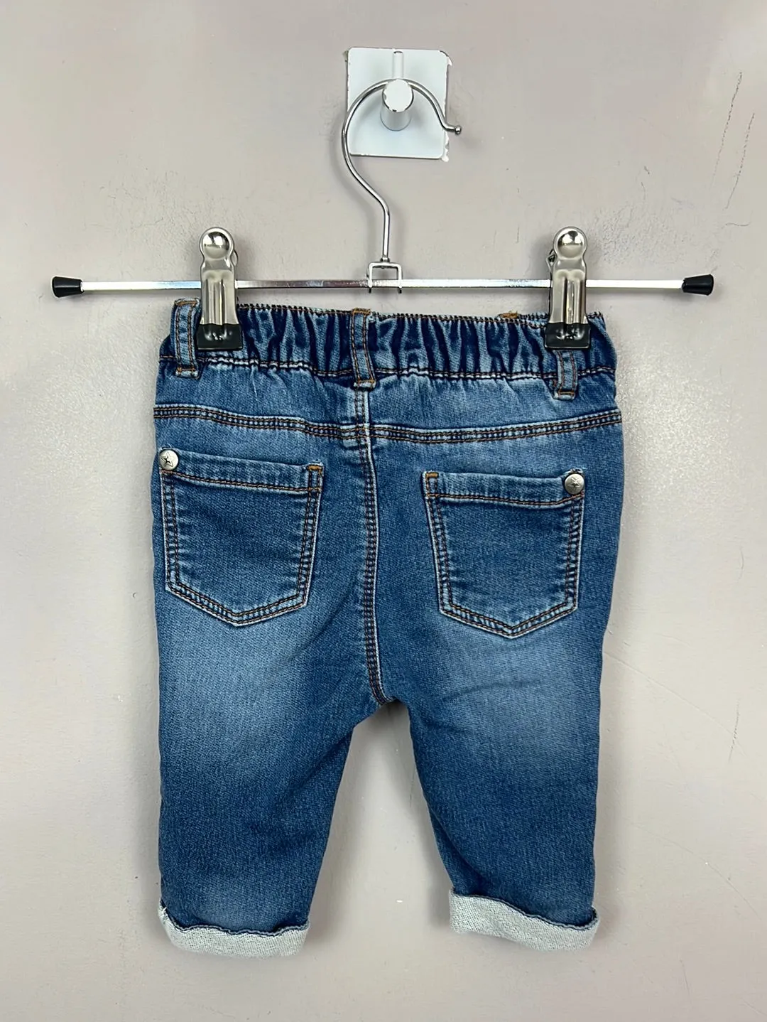 Next soft jogger jeans 0-3m