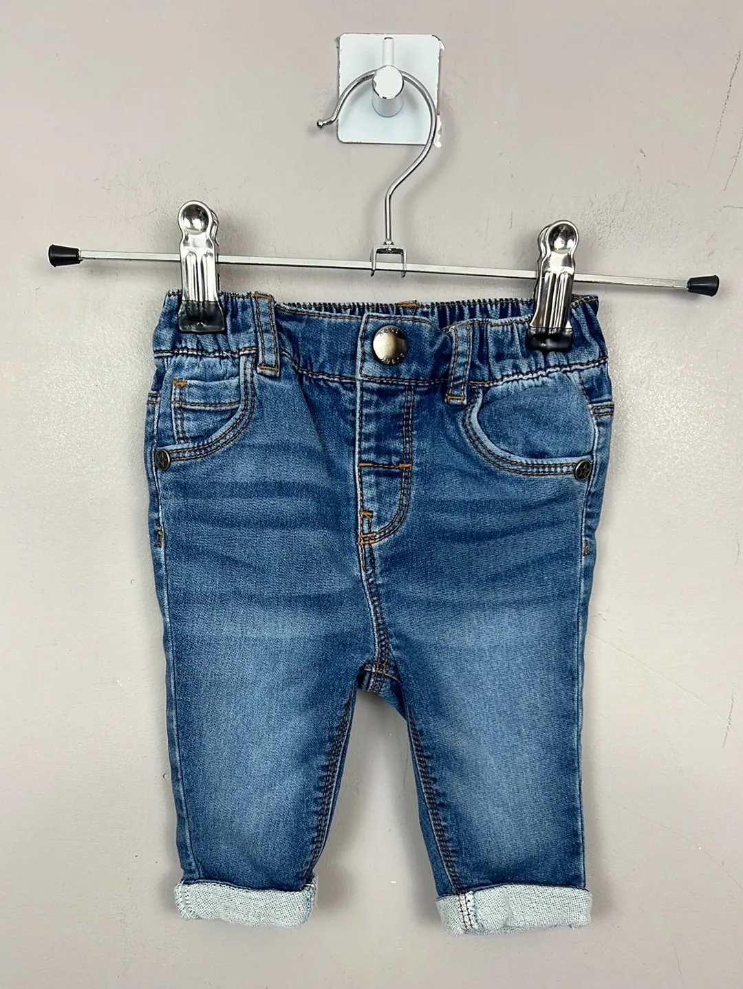 Next soft jogger jeans 0-3m