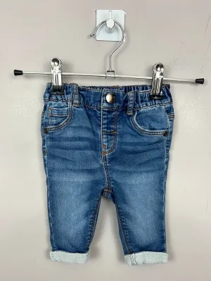 Next soft jogger jeans 0-3m