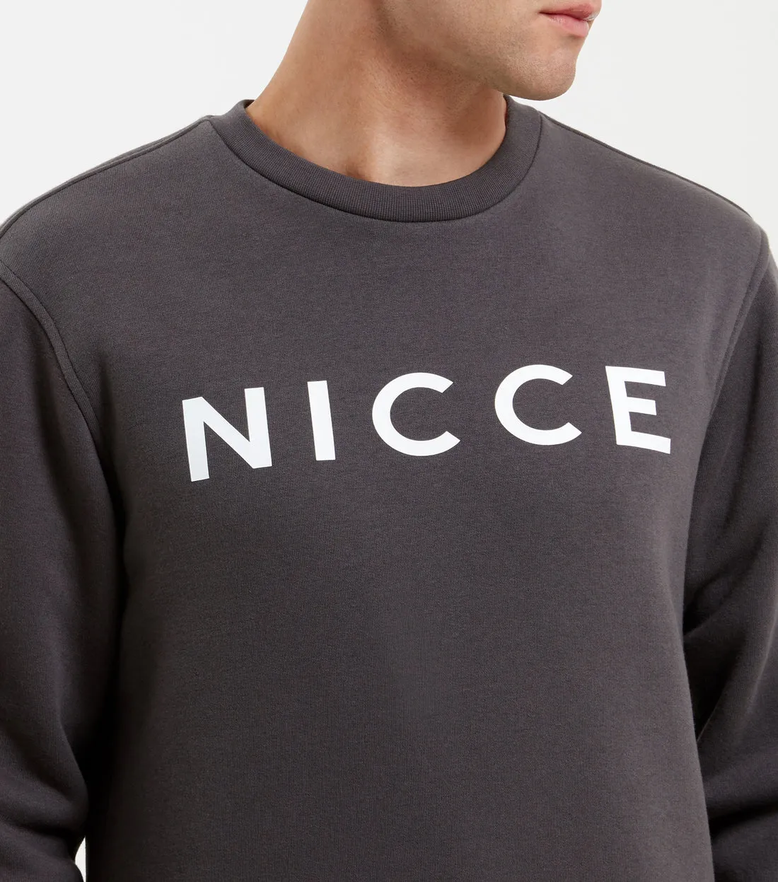 Nicce Original Logo Sweatshirt Dark Grey