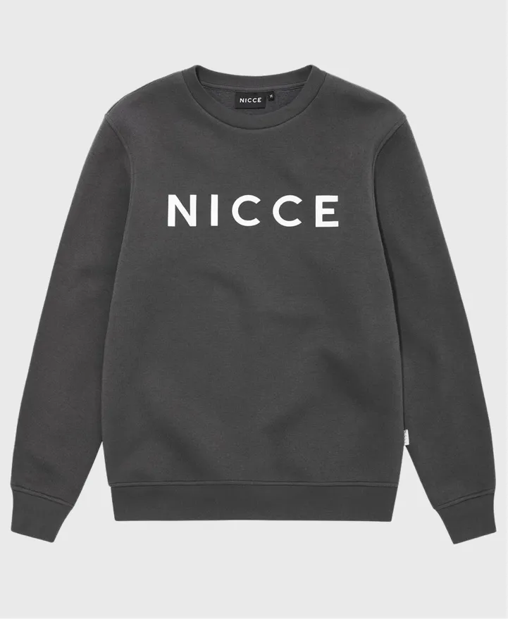 Nicce Original Logo Sweatshirt Dark Grey