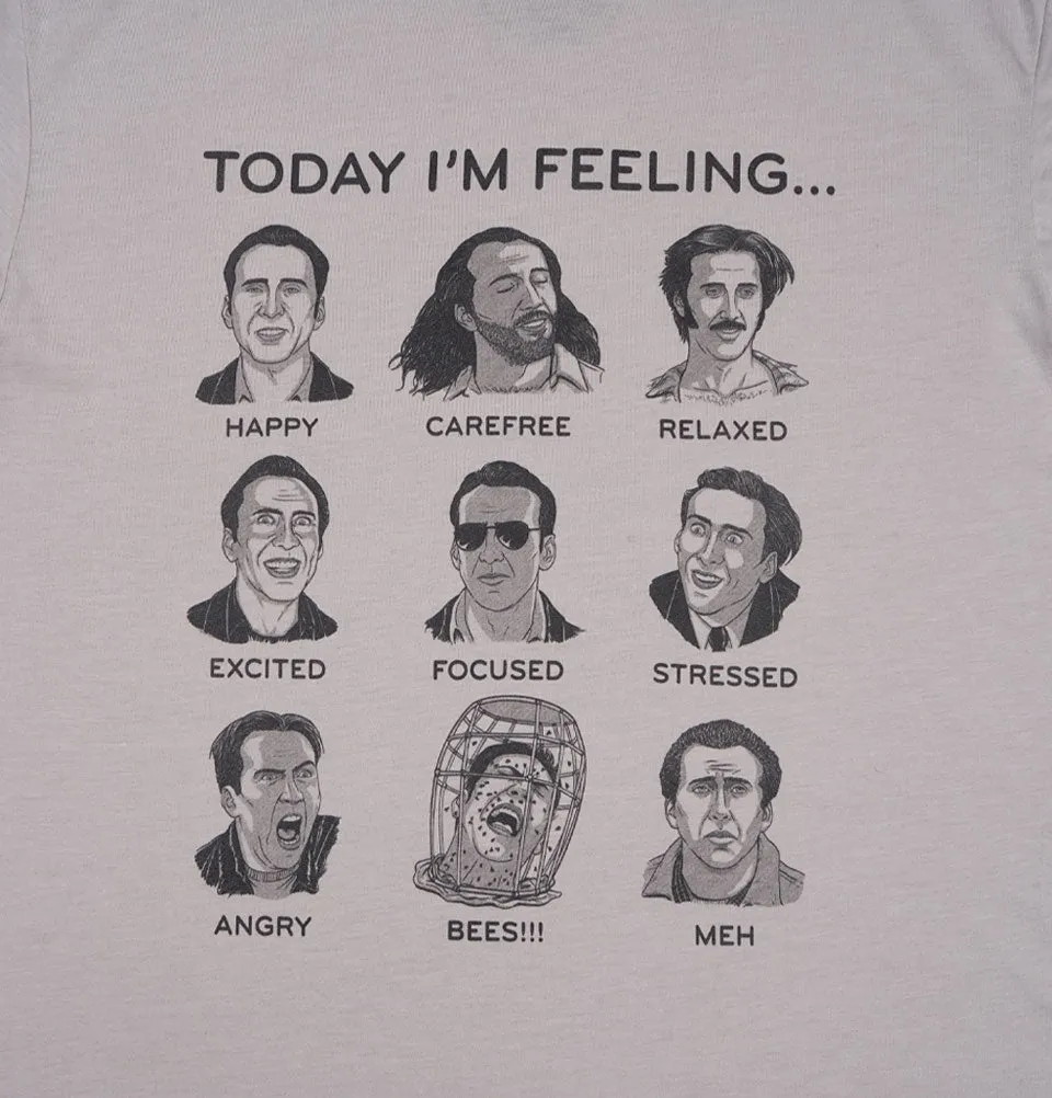 NICOLAS CAGE MOOD BOARD Unisex t-shirt