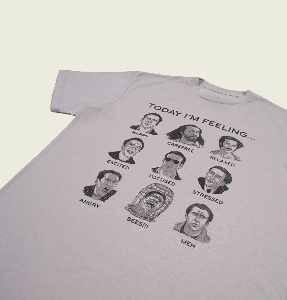 NICOLAS CAGE MOOD BOARD Unisex t-shirt