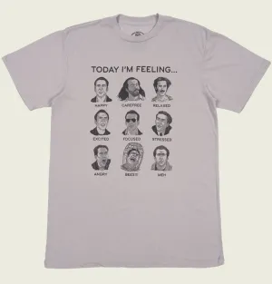 NICOLAS CAGE MOOD BOARD Unisex t-shirt