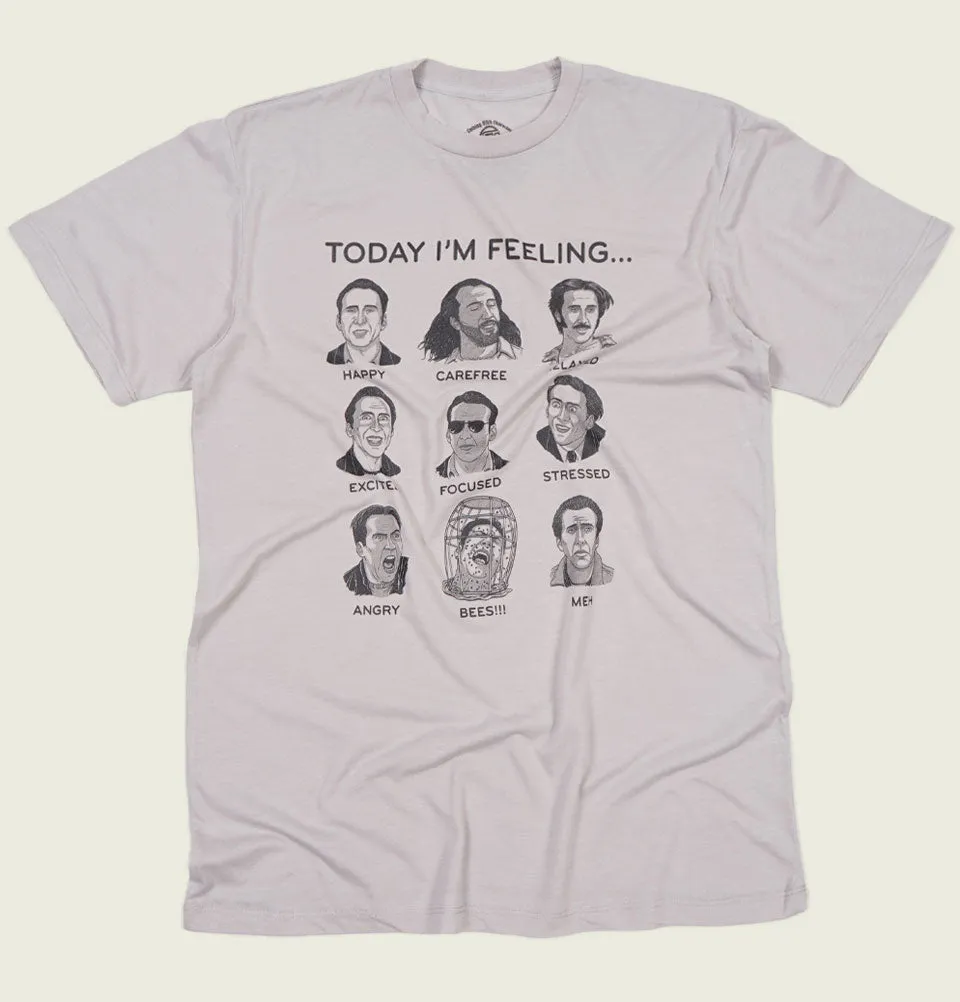 NICOLAS CAGE MOOD BOARD Unisex t-shirt