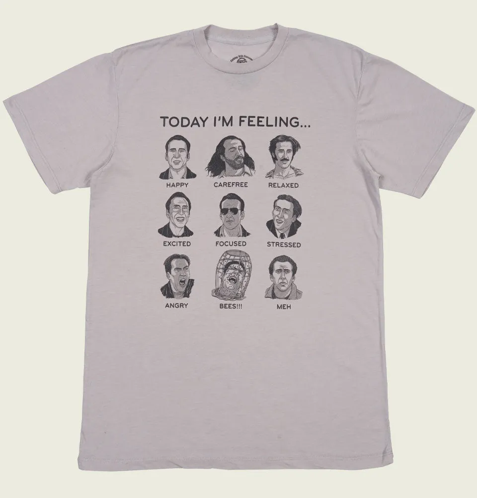 NICOLAS CAGE MOOD BOARD Unisex t-shirt