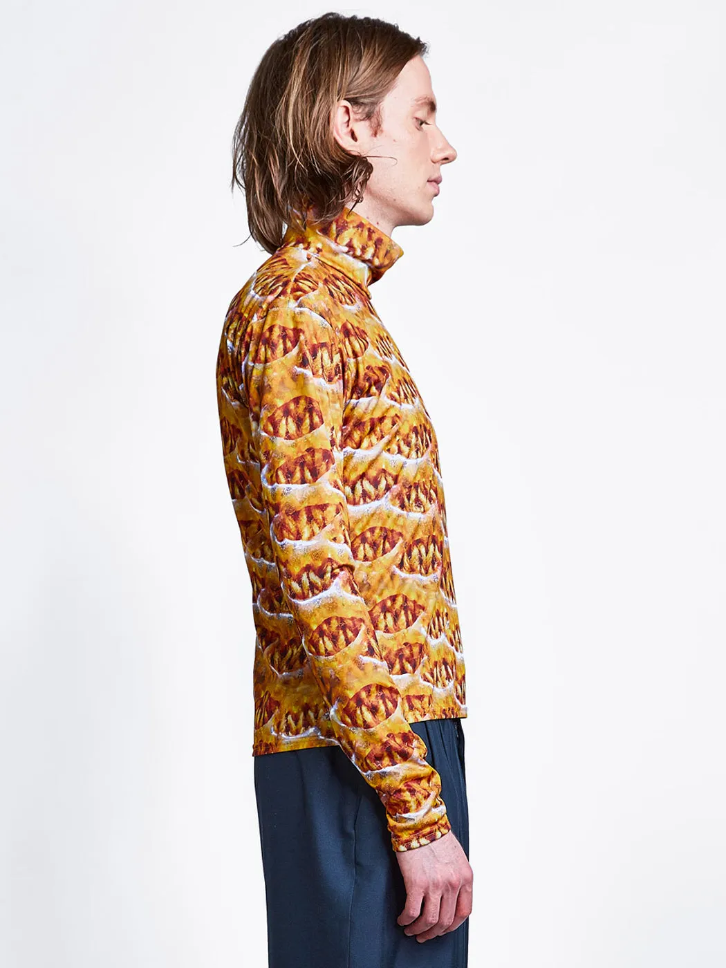 Nitrile Zip Turtleneck