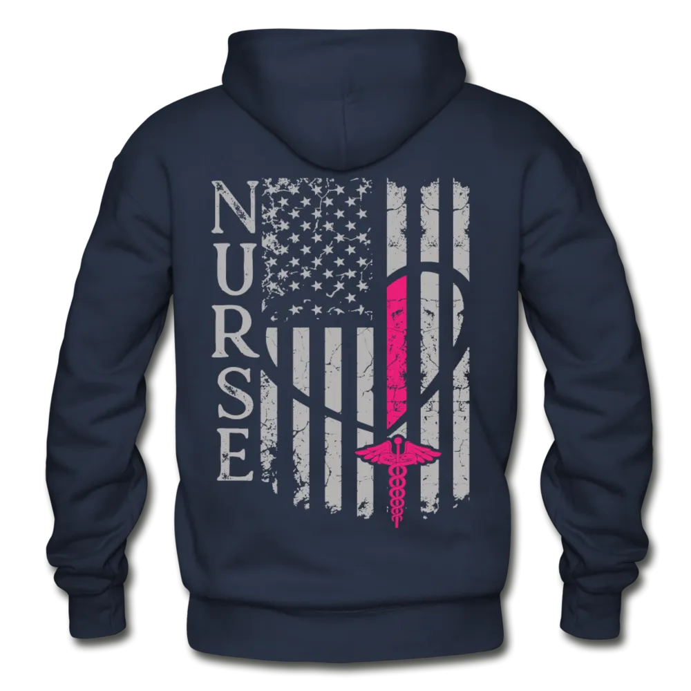 Nurse Flag Gildan Heavy Blend Adult Hoodie (CK1348)