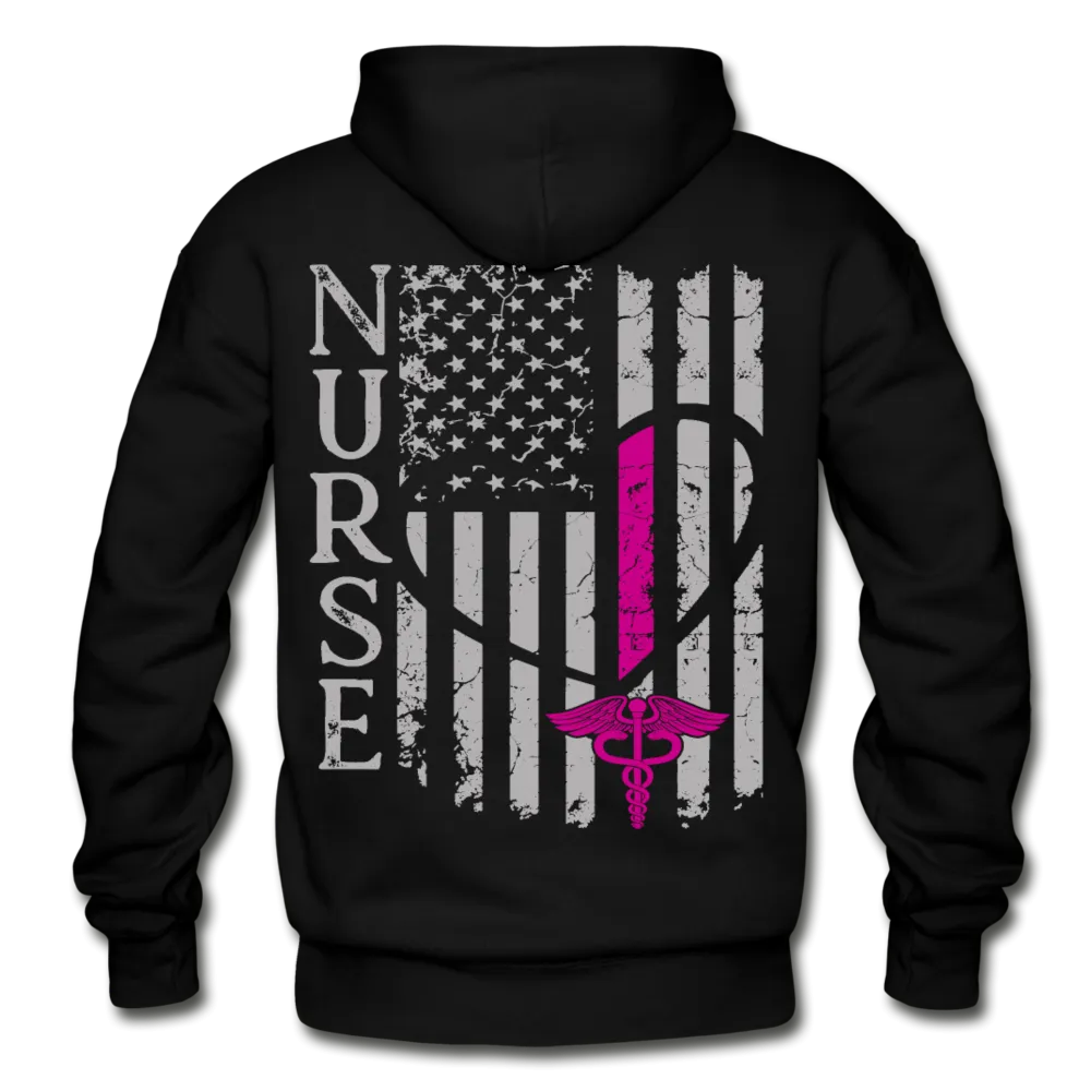 Nurse Flag Gildan Heavy Blend Adult Hoodie (CK1806)