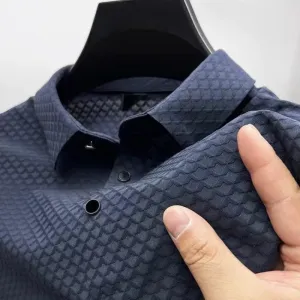 Nuvano Silk Polo Shirt