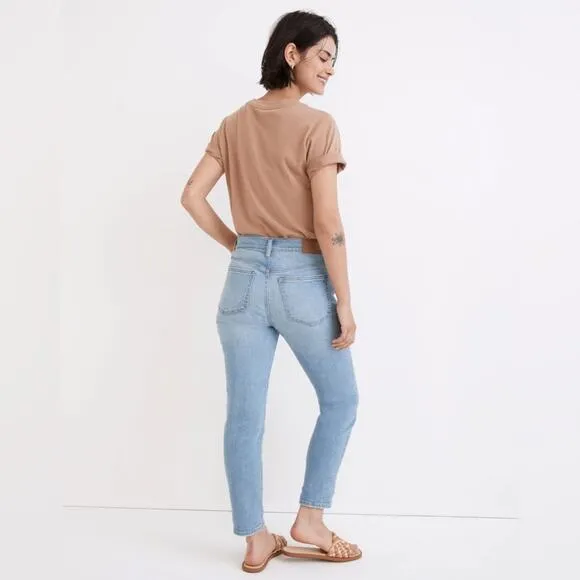 NWT Madewell The Mid Rise Perfect Vintage Jean in Alderton Wash Size 23 Tall