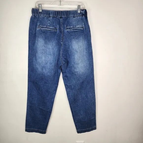 NWT Universal Standard ComfortDenim Drawstring Jean Trouser Size 10-12