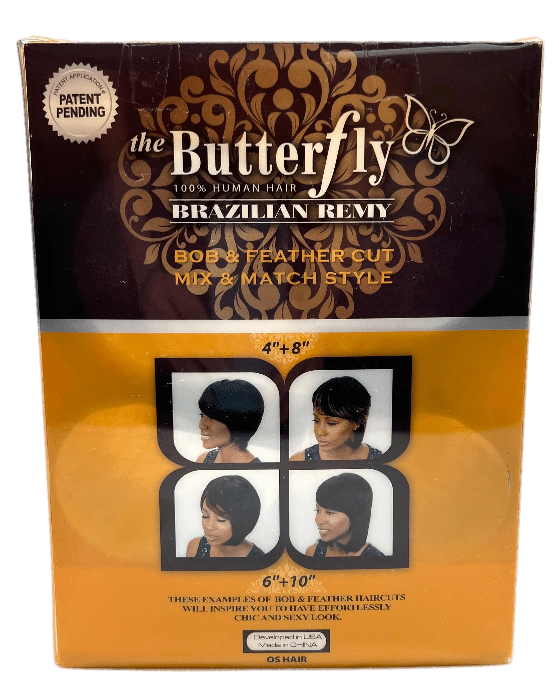 Oh! Yes 100% Human Hair-The Butterfly Wrap 4''8'' free closure