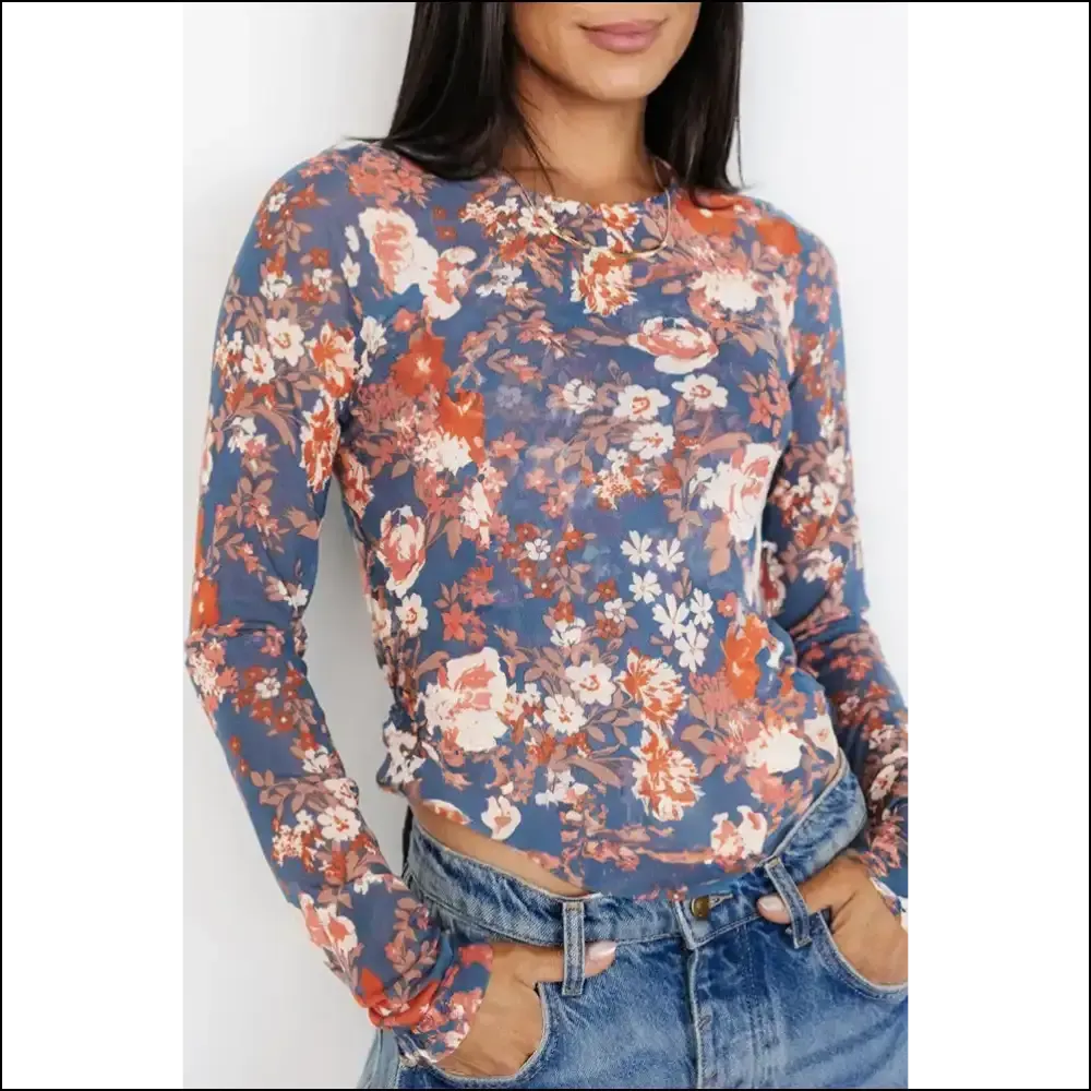 Orchid Petal Mesh Long Sleeve: Finally, a Top that Gets me  🌸💀