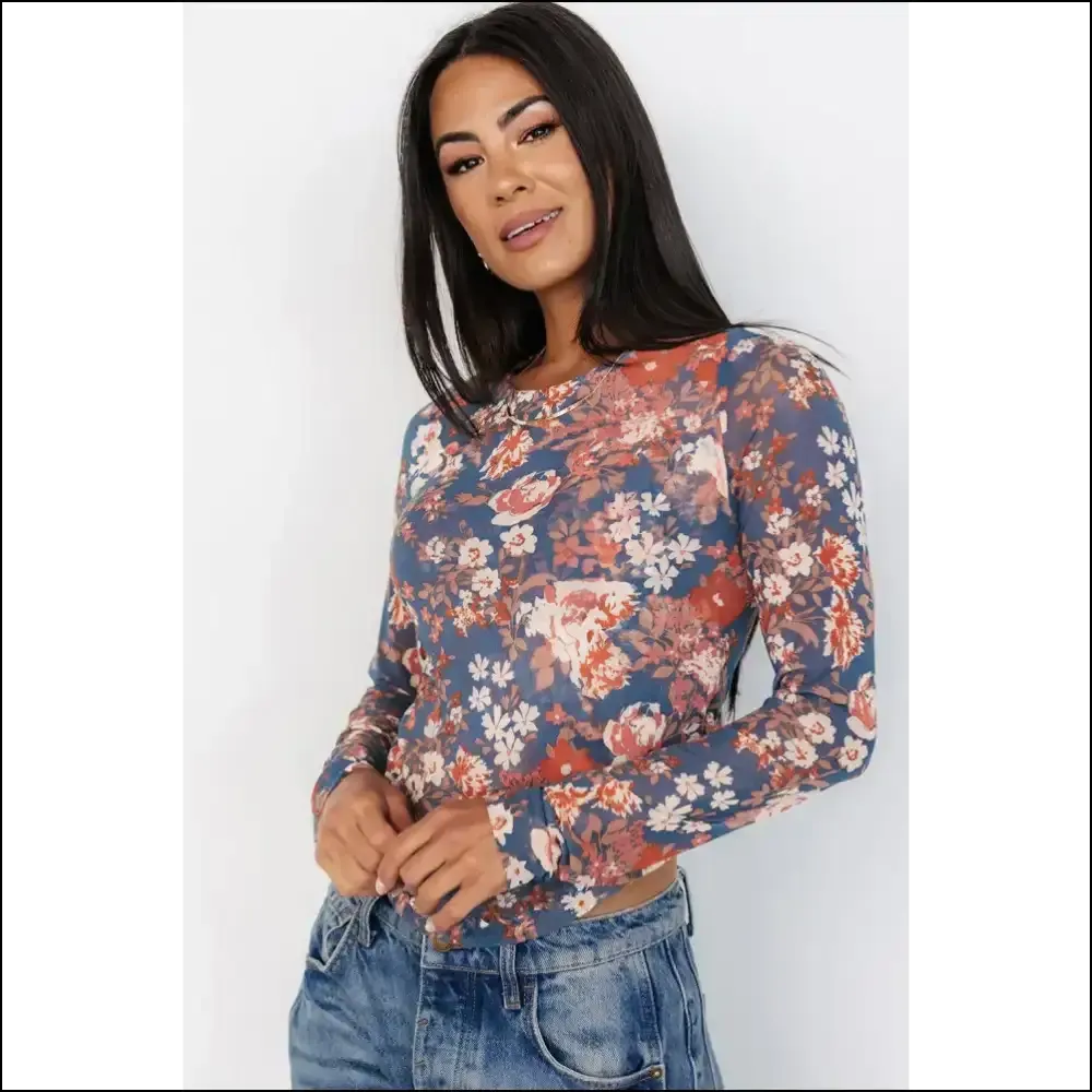 Orchid Petal Mesh Long Sleeve: Finally, a Top that Gets me  🌸💀