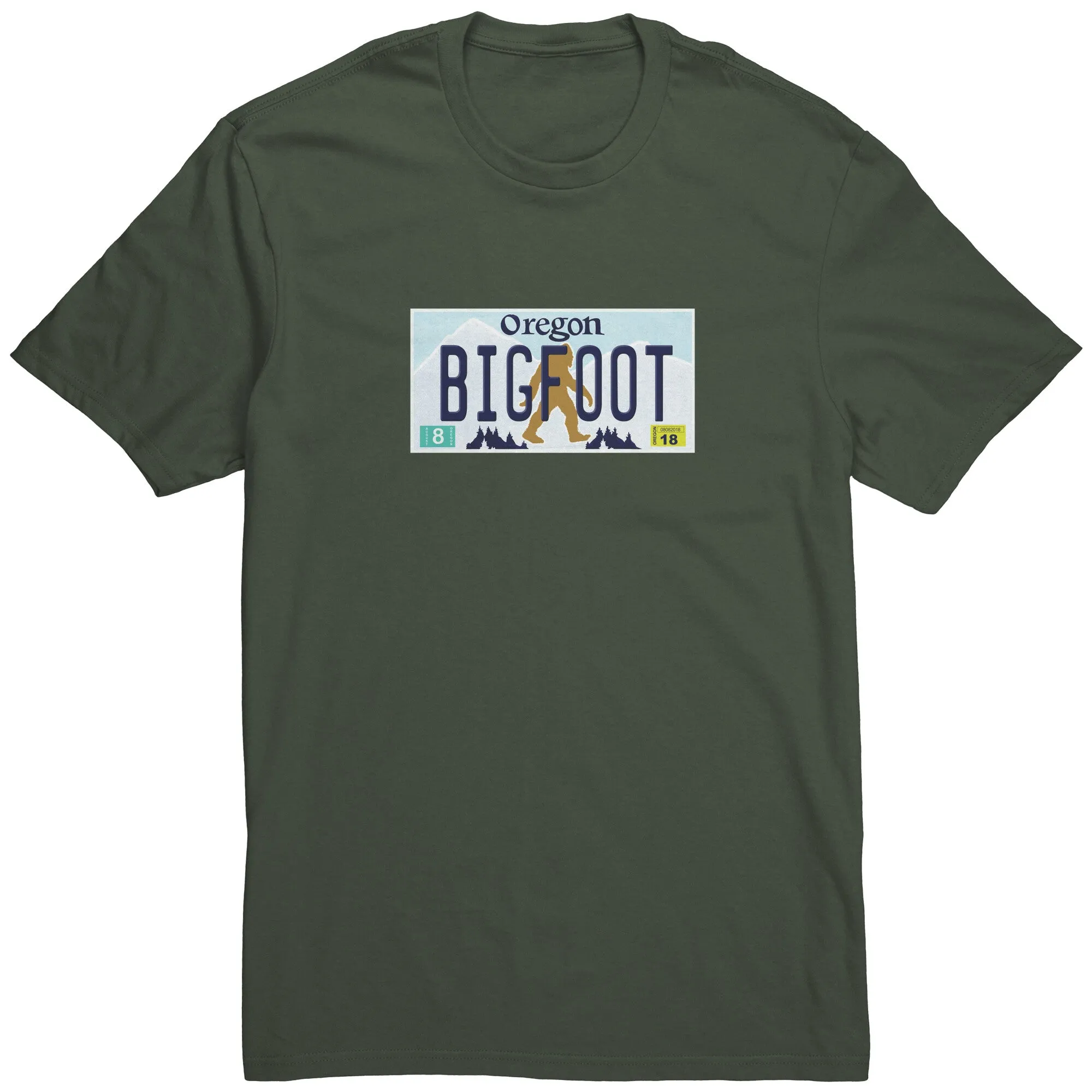 Oregon Bigfoot Plate