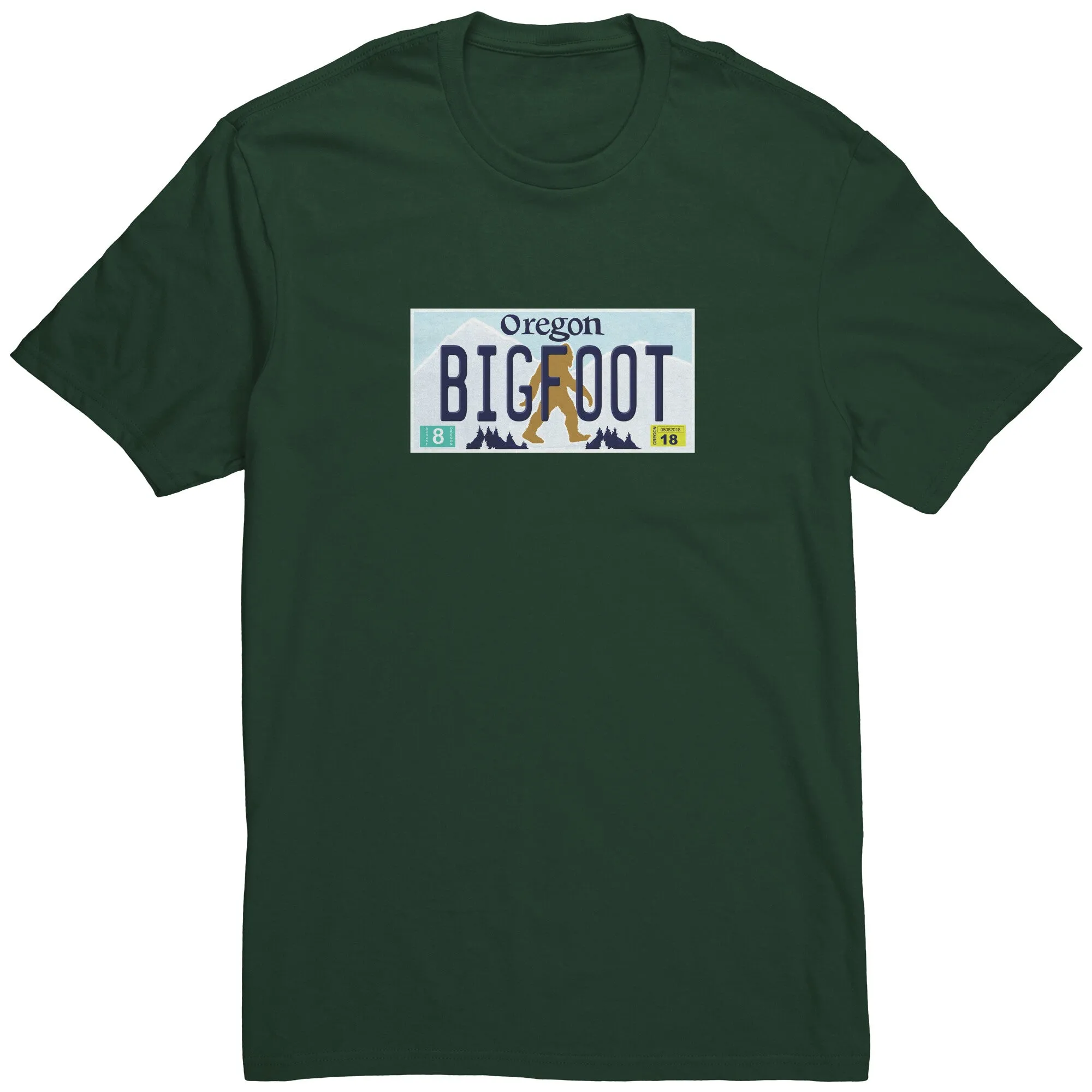 Oregon Bigfoot Plate