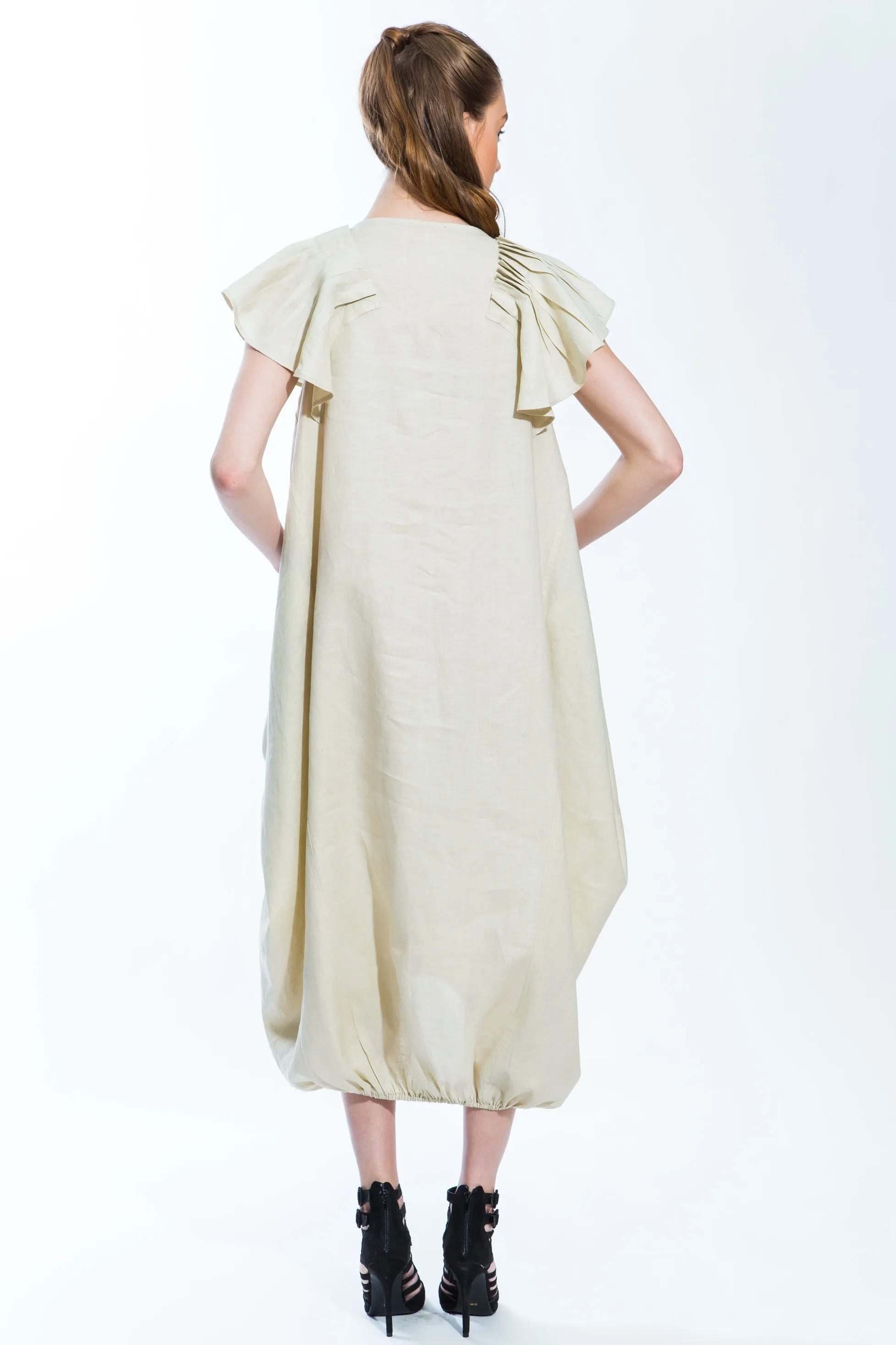Origami Dress Natural Style 151