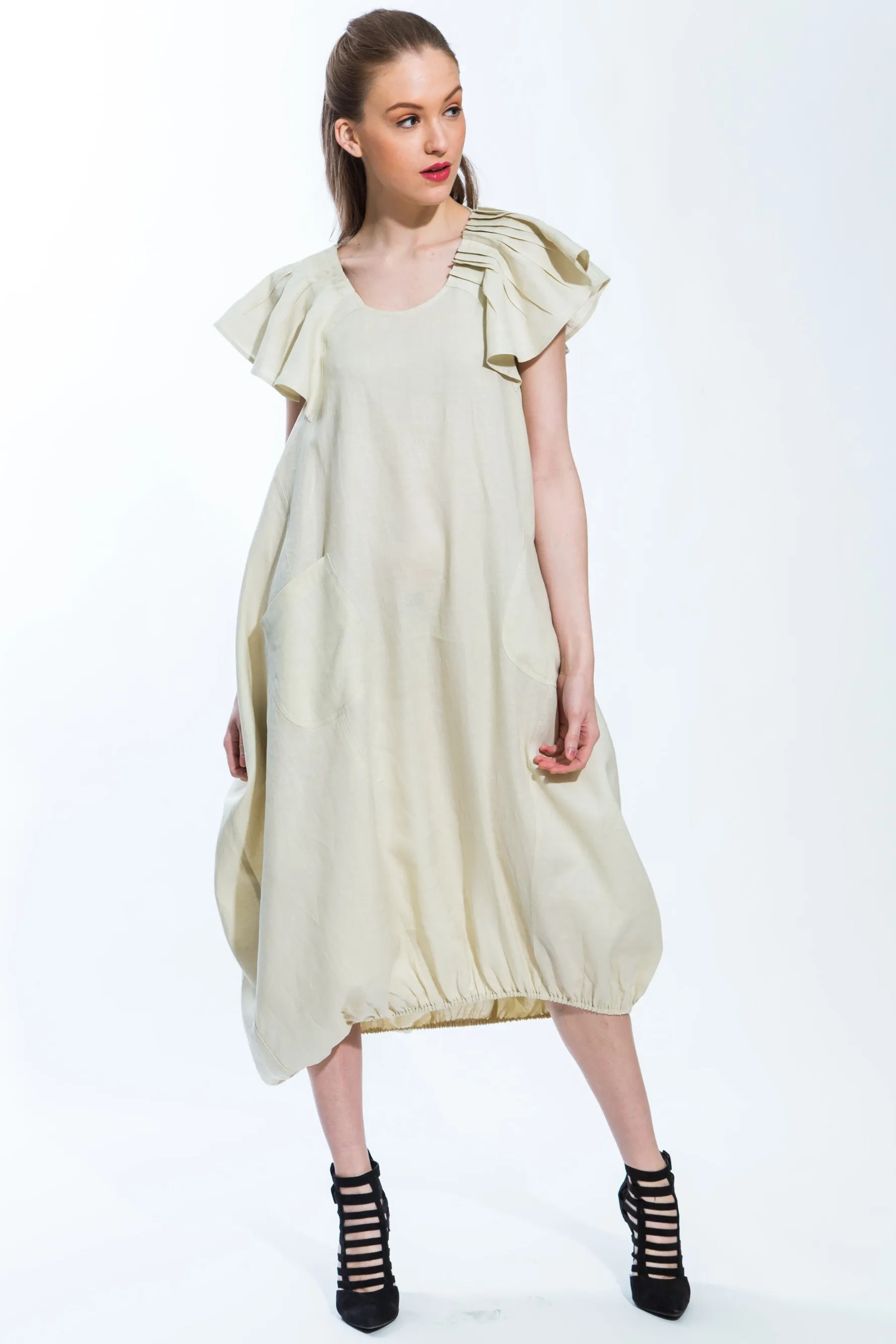 Origami Dress Natural Style 151