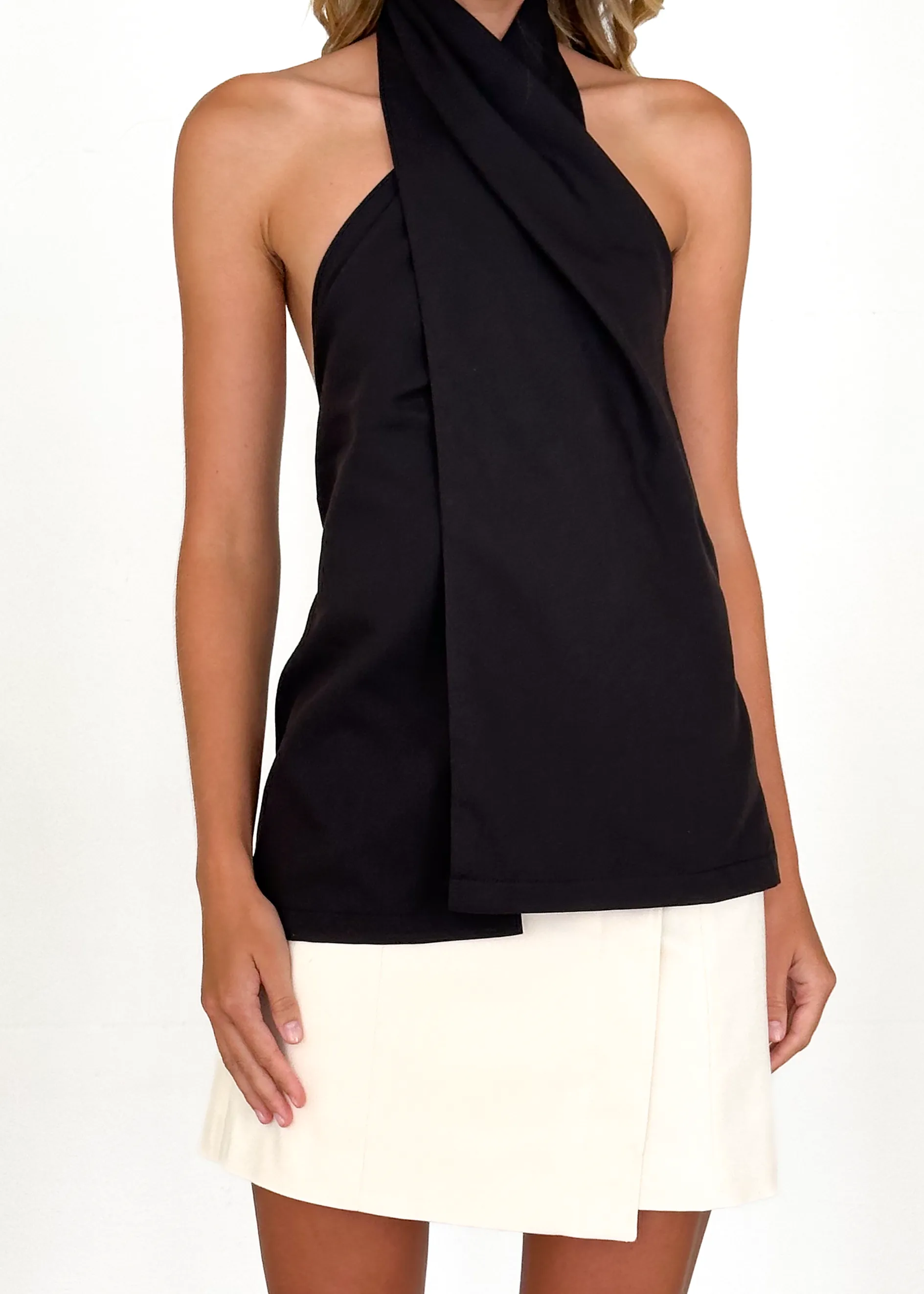Otto Halter Top - Black