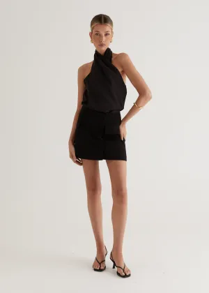 Otto Halter Top - Black