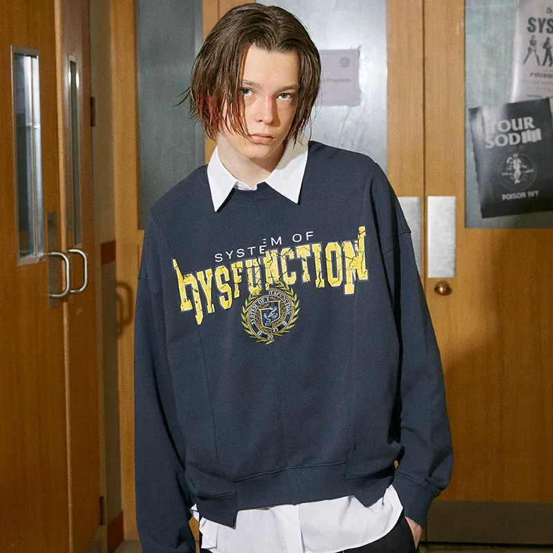 Oversized Deconstructed Sweatshirt