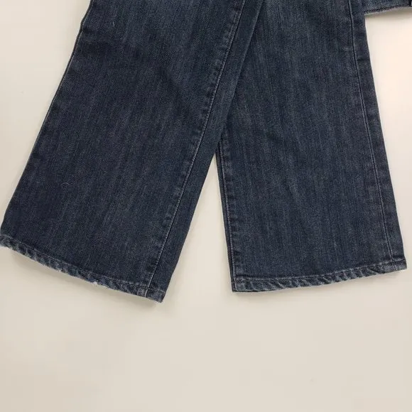 Paige Embroidered Benedict Canyon Boot Cut Jeans 26