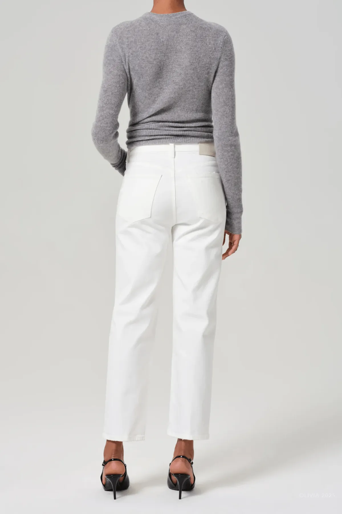 Palma Straight Jean in Soft White