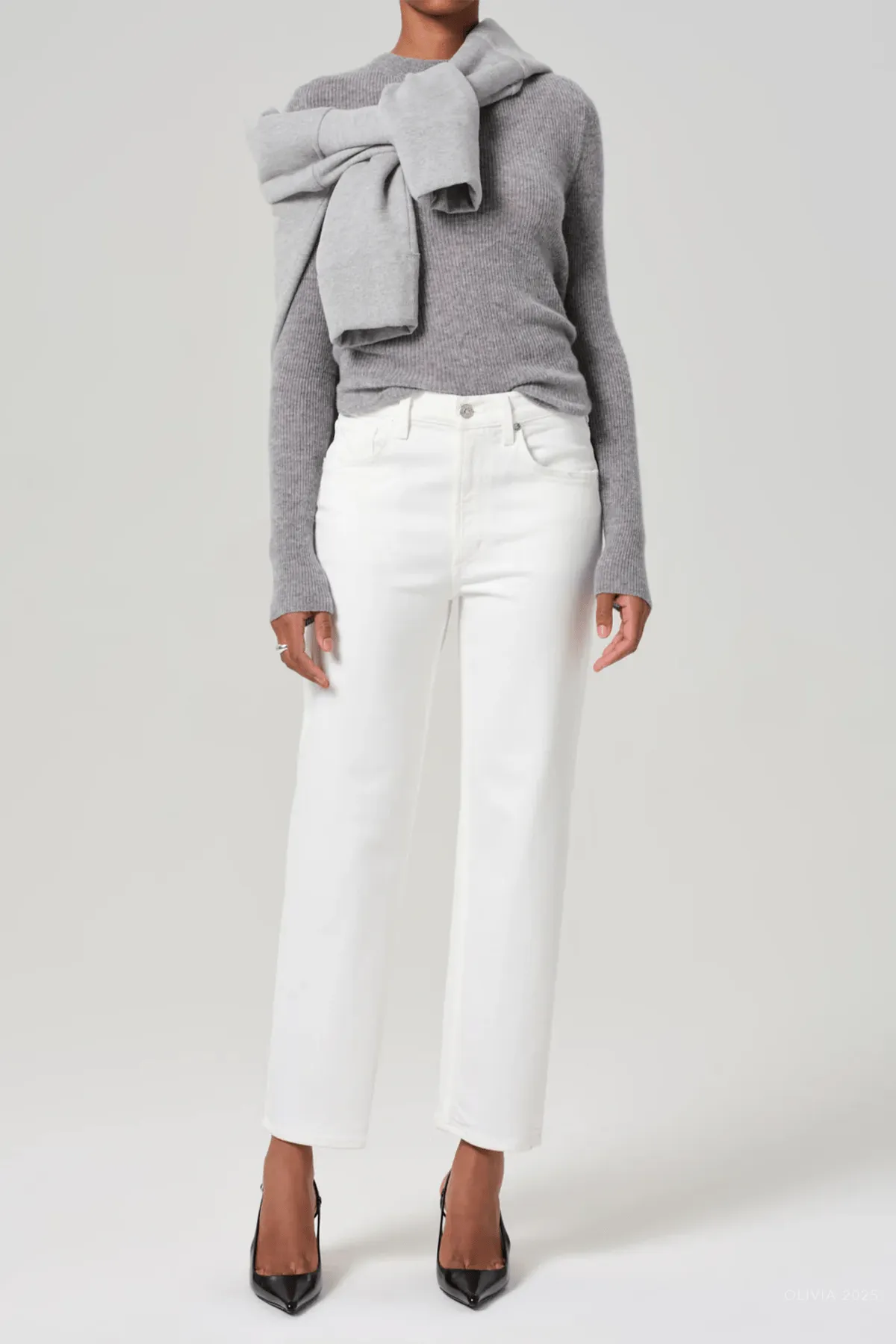 Palma Straight Jean in Soft White
