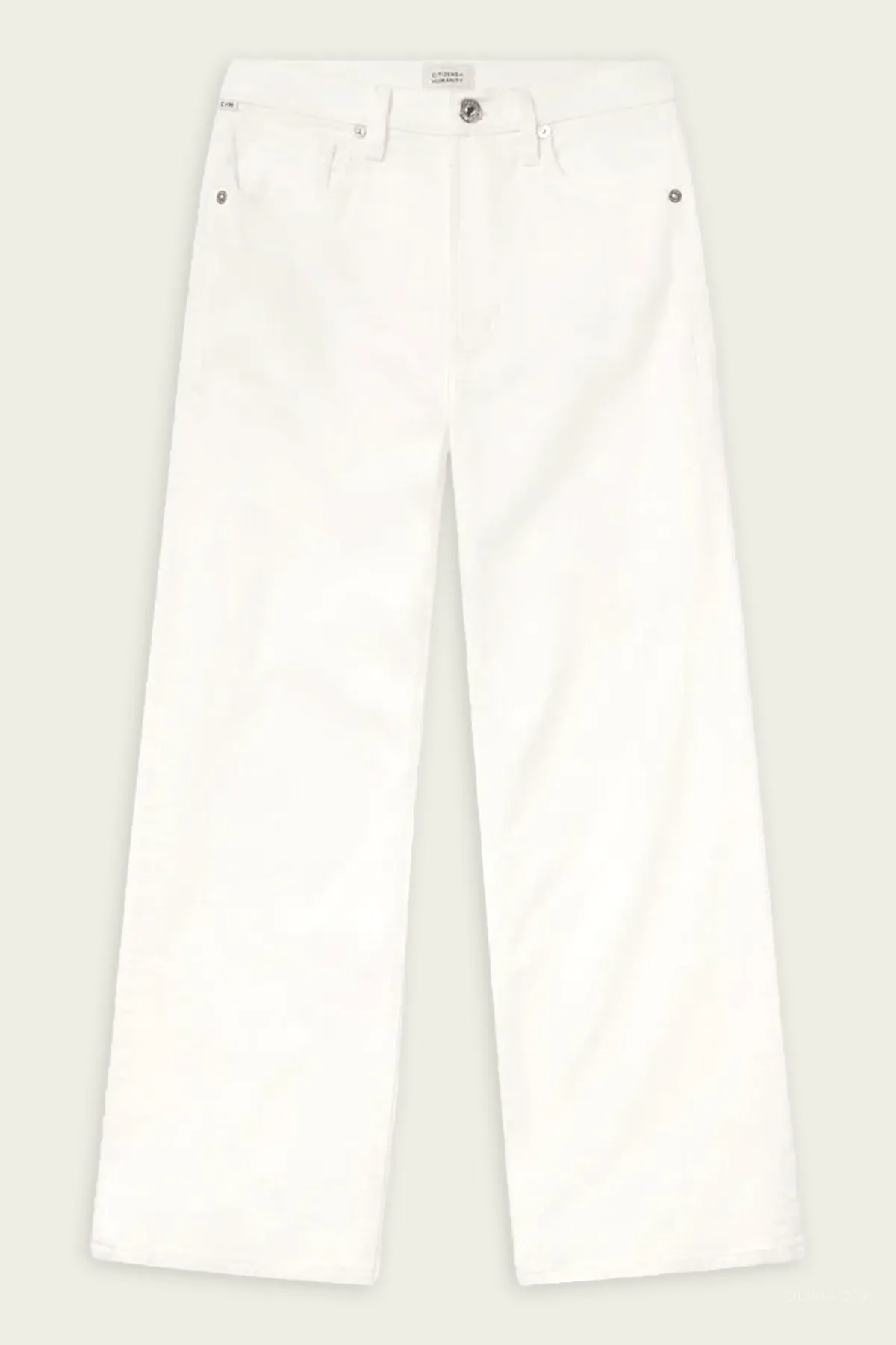 Palma Straight Jean in Soft White