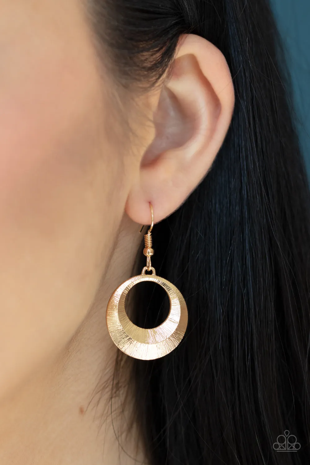 Paparazzi Egyptian Eclipse - Gold Necklace