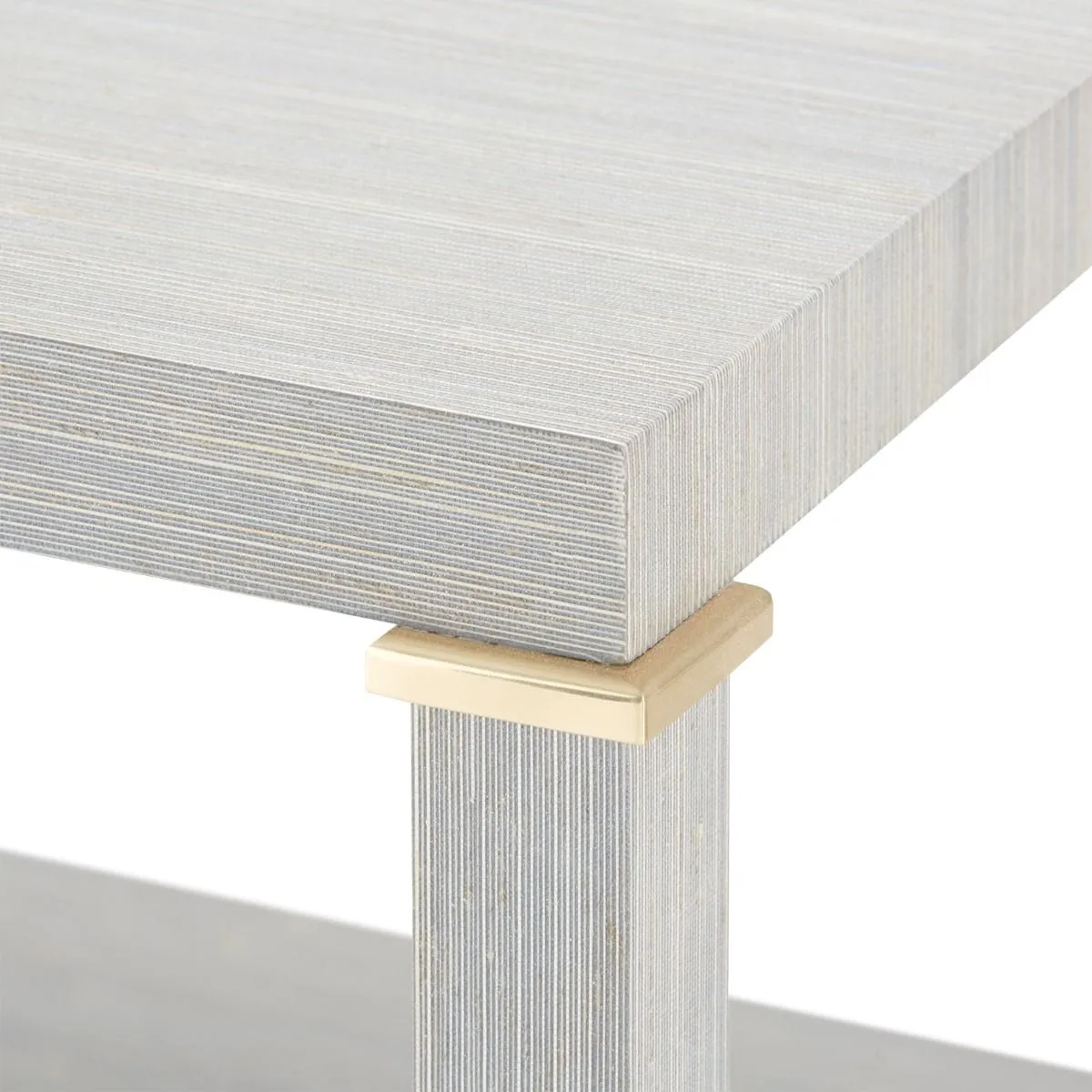 Pascal 1-Drawer Side Table / Slate Blue Shimmer