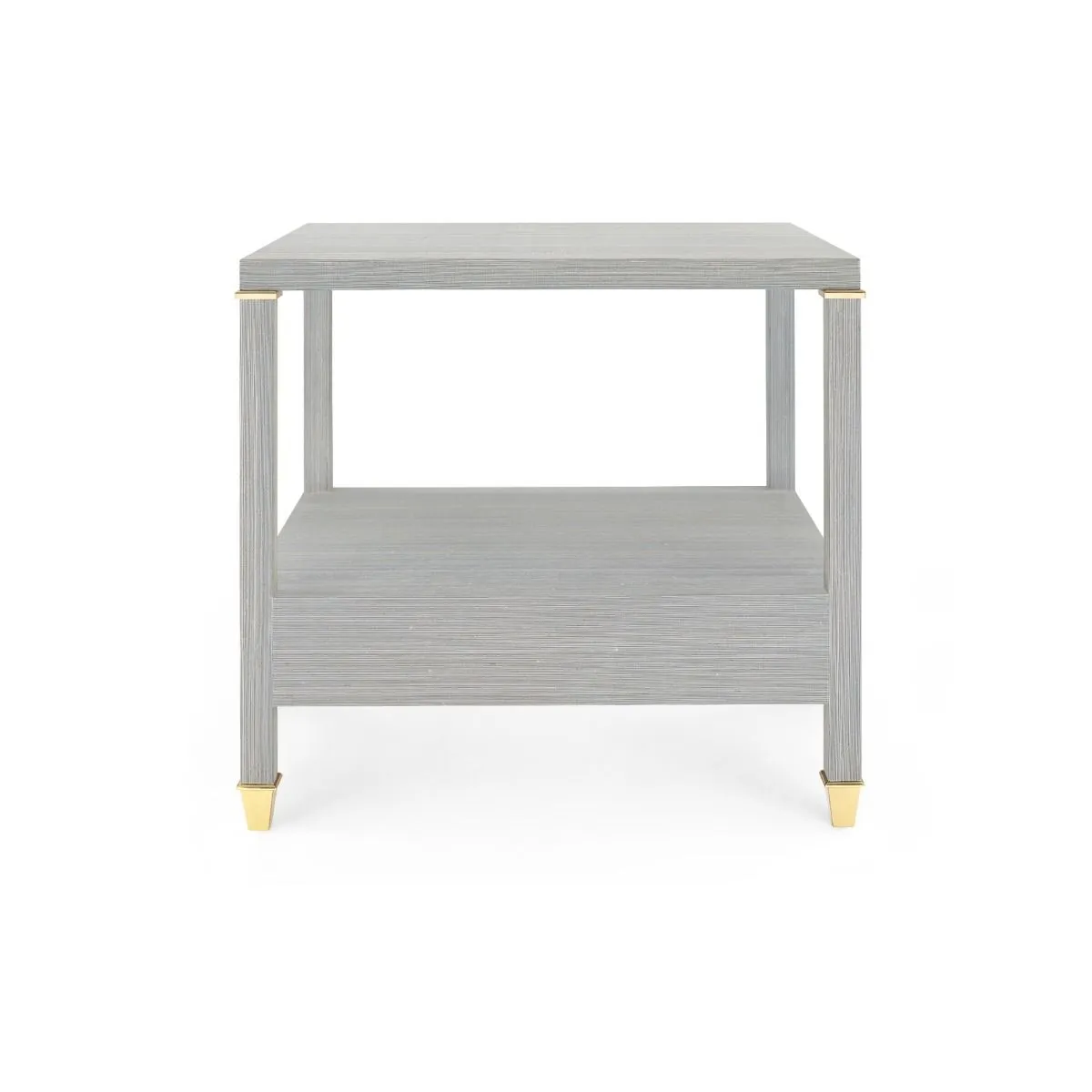 Pascal 1-Drawer Side Table / Slate Blue Shimmer