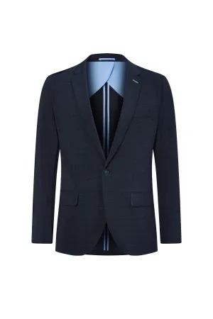 Pattern Suit Poly Check (Cooling Fiber) Suit Blazer