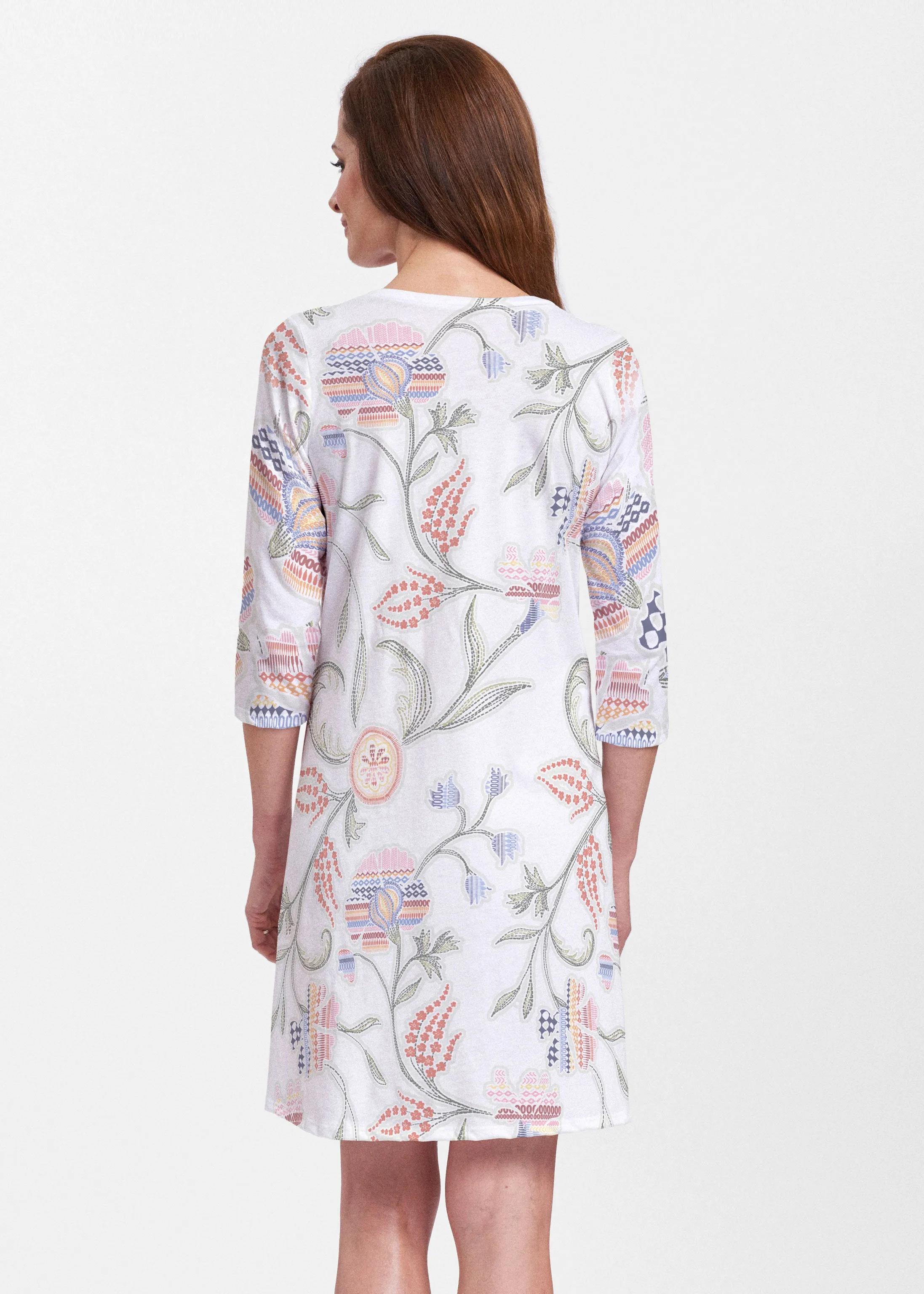 Patterns at Play (7806) ~ Classic V-neck Swing Dress