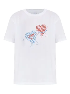 Paul Smith Cool Hearts Cotton T -shirt
