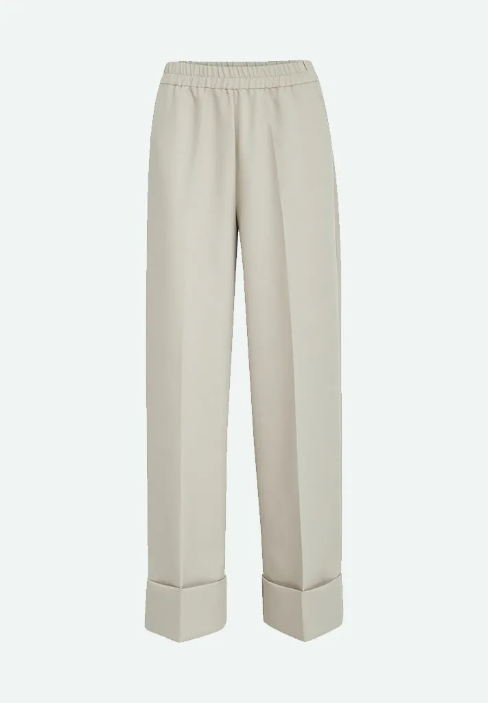 PCGinette Cropped Bukser - Feather Gray