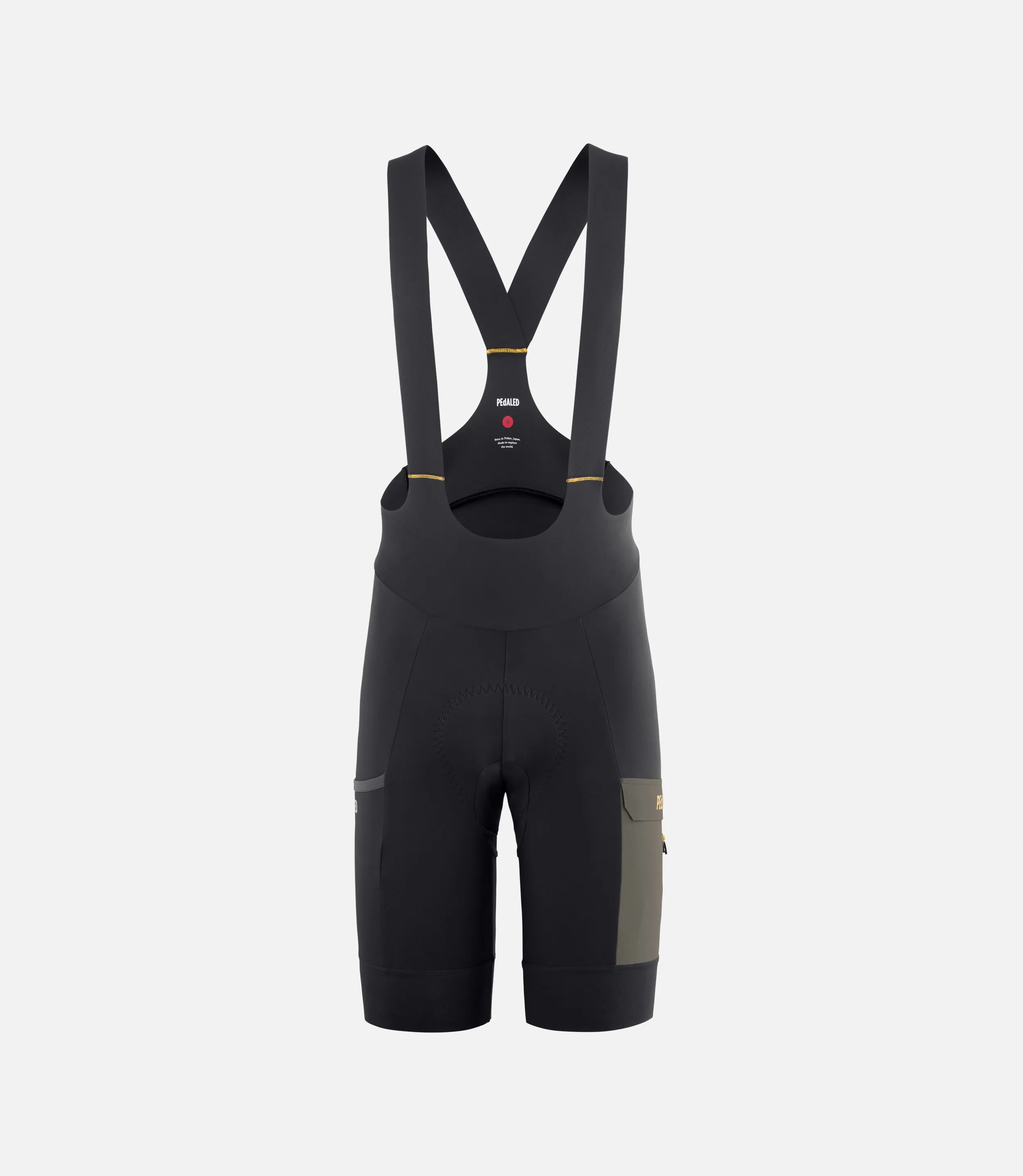 Pedaled Odyssey Cargo Bib Shorts - Black