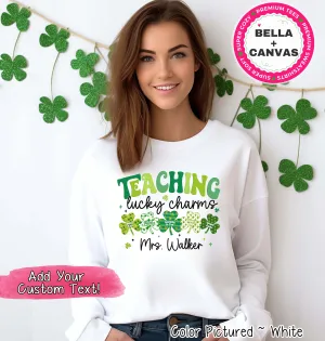 Personalized Teaching Lucky Charms St Patricks Day Tee or Sweatshirt