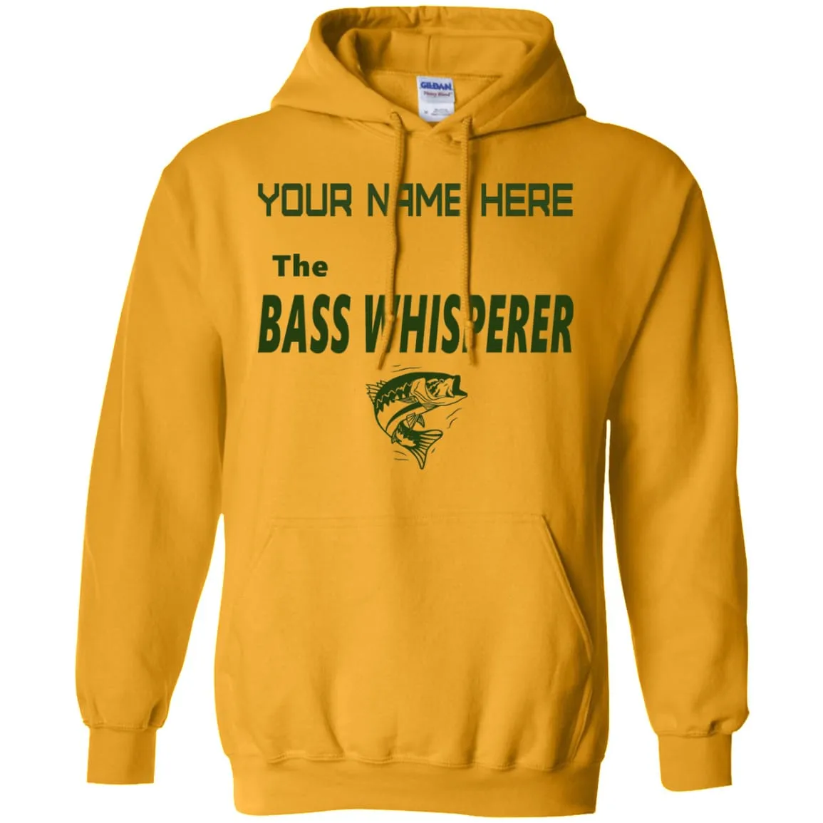 Personalized The Bass Whisperer Hoodie b