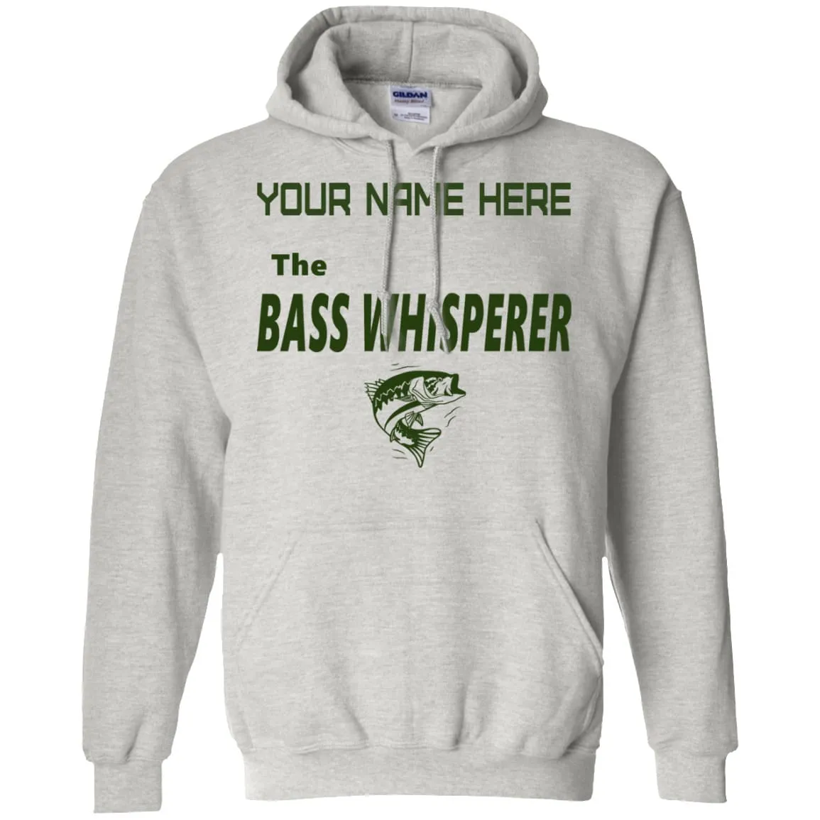 Personalized The Bass Whisperer Hoodie b