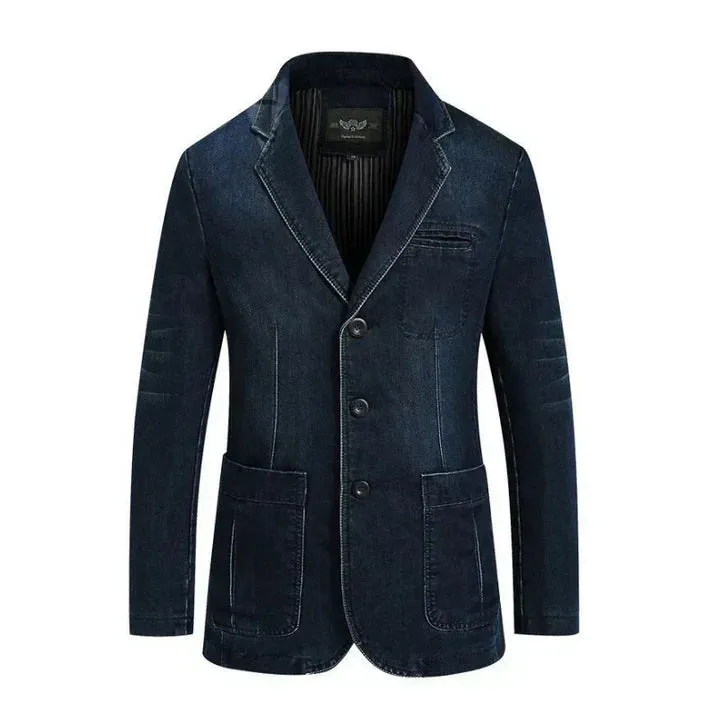 Peter - Chic Denim Blazer for Men