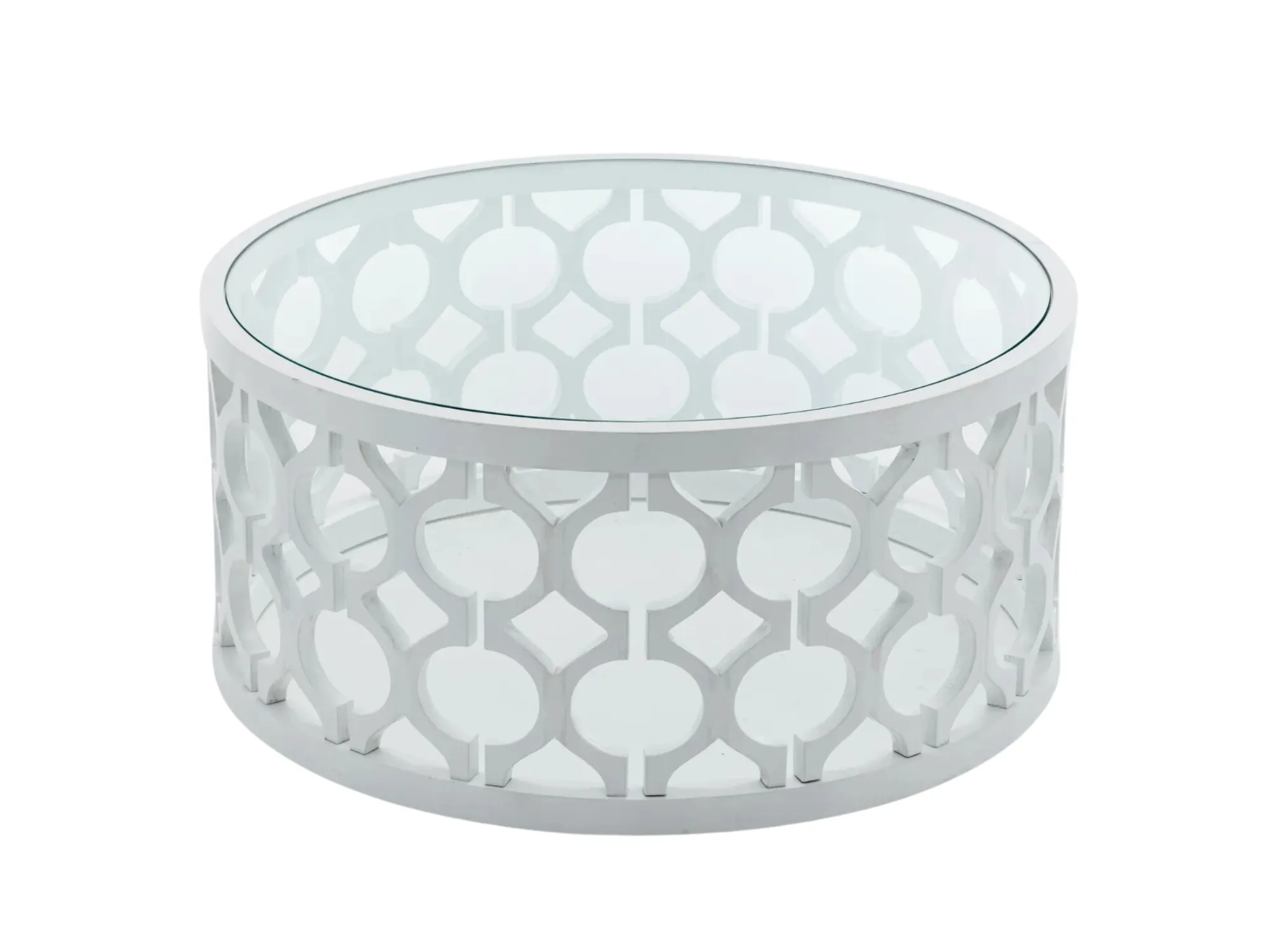 PIEDMONT COFFEE TABLE - WHITE WOOD