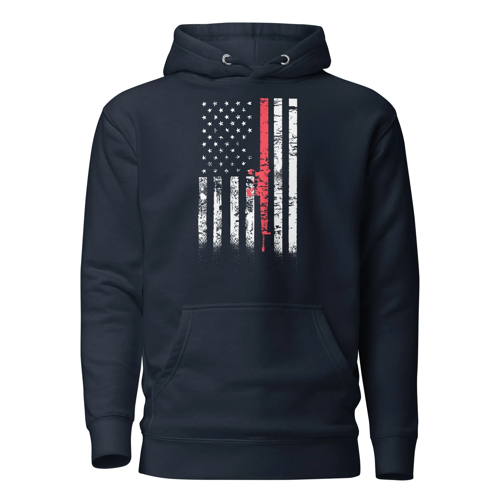 Pink Gun Flag Hoodie