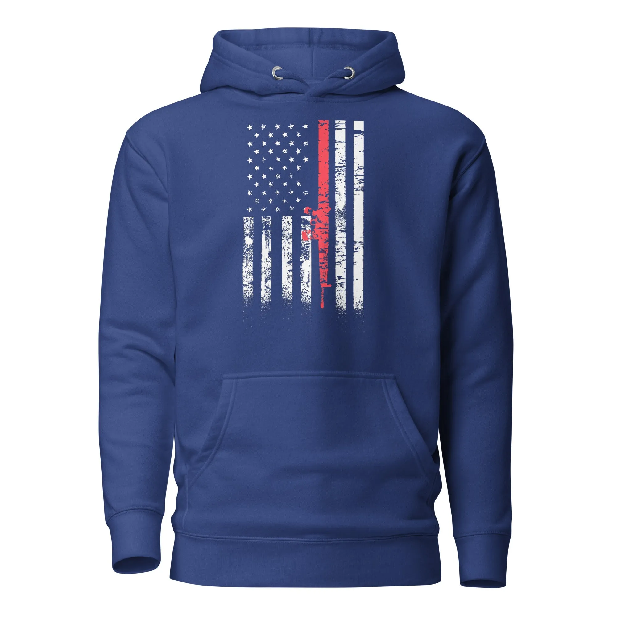 Pink Gun Flag Hoodie