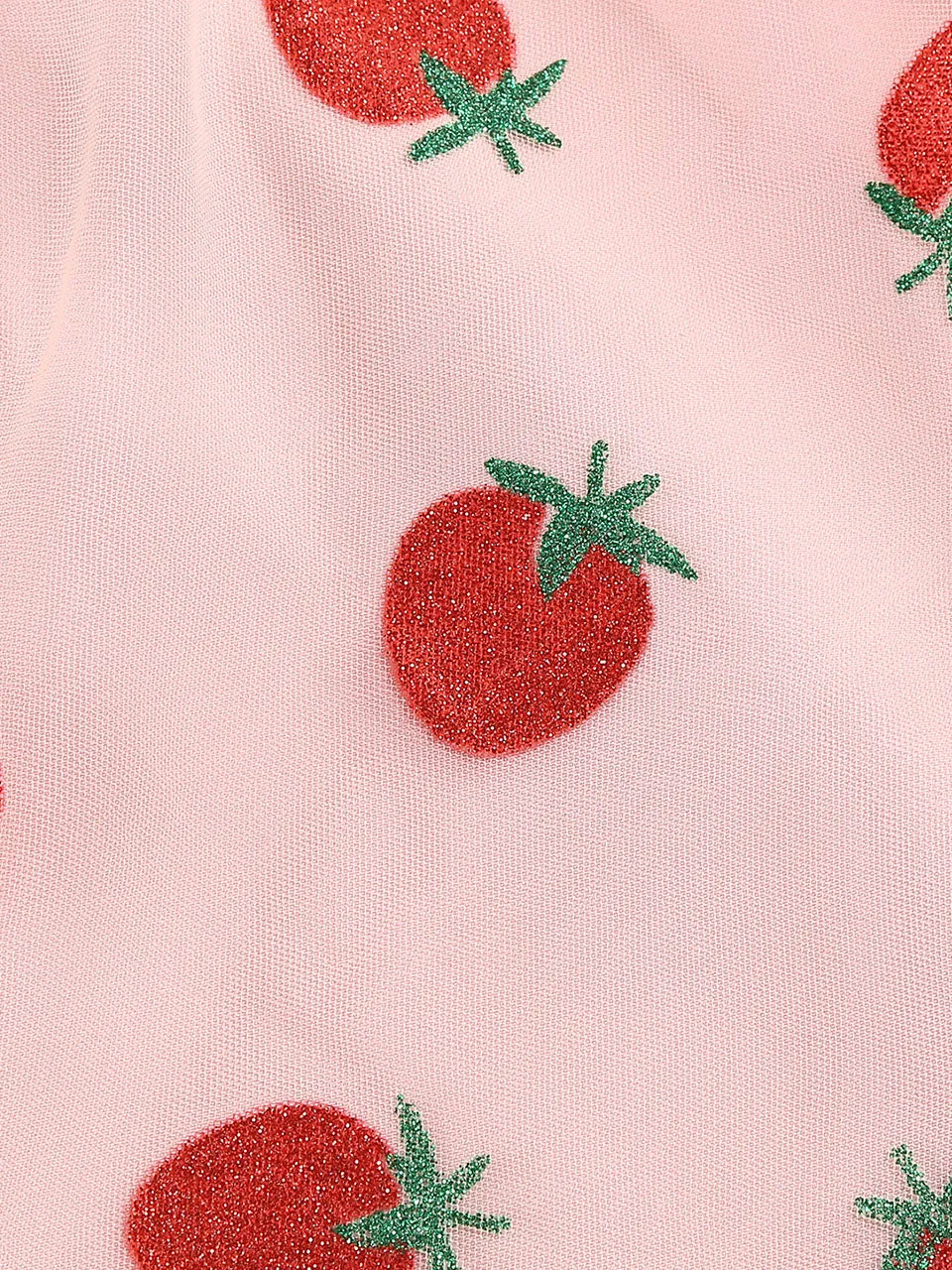 Pink Spaghetti Strap Strawberry Swing 1950S Vintage Dress