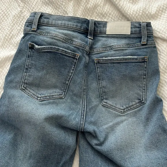 Pistola Charlie High Rise Classic Straight Cropped Jeans