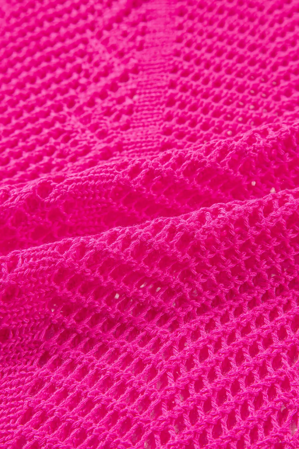 POINT OF GRACE SWEATER (hot pink)